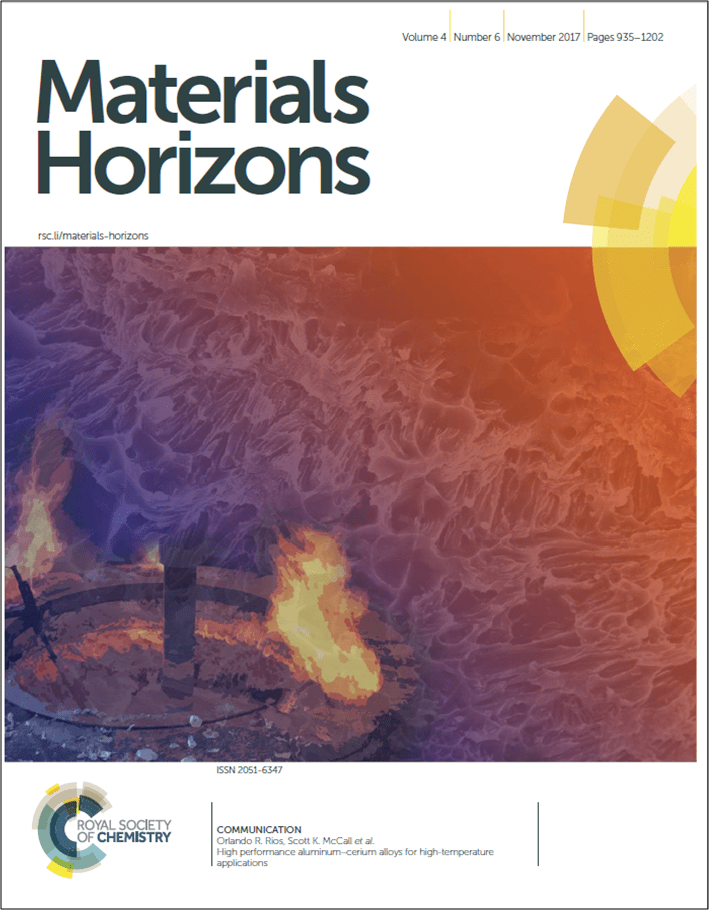 CMI’s AlCe research on major journal cover Ames Laboratory